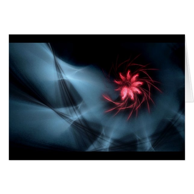 Tarjeta de SUEÑOS FRACTALES (Anverso (Horizontal))