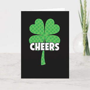 Tarjeta de Suerte Clover Cheers