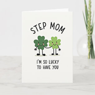 Tarjeta de Suerte para Madrastra Clover