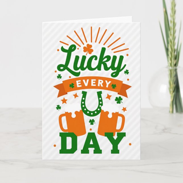 Tarjeta de Suerte Todos los Días (Anverso)