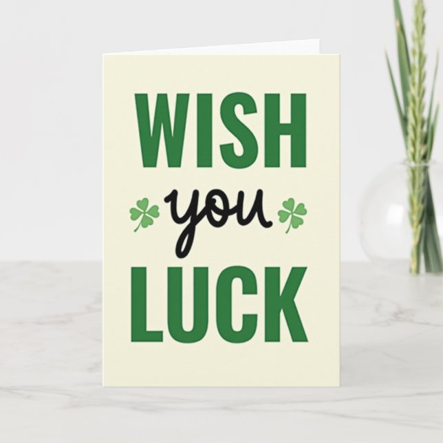 Tarjeta de suerte verde (Anverso)