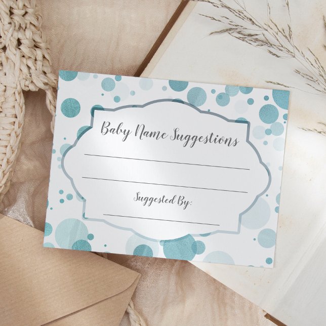Tarjeta de sugerencias de nombre del bebé Baby Sho (Subido por el creador)