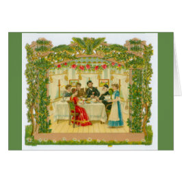 Tarjeta de Sukkot del Victorian