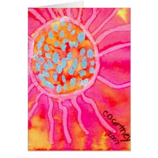 Tarjeta de Sun de Courtney