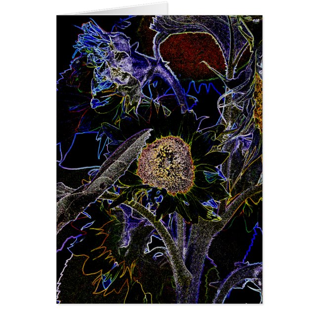 TARJETA DE SUNFLOWERS (Frente)