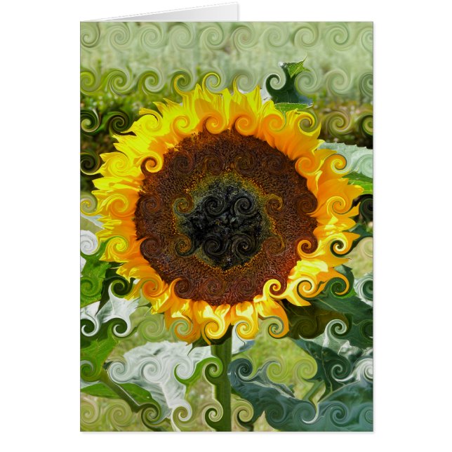 TARJETA DE SUNFLOWERS (Frente)