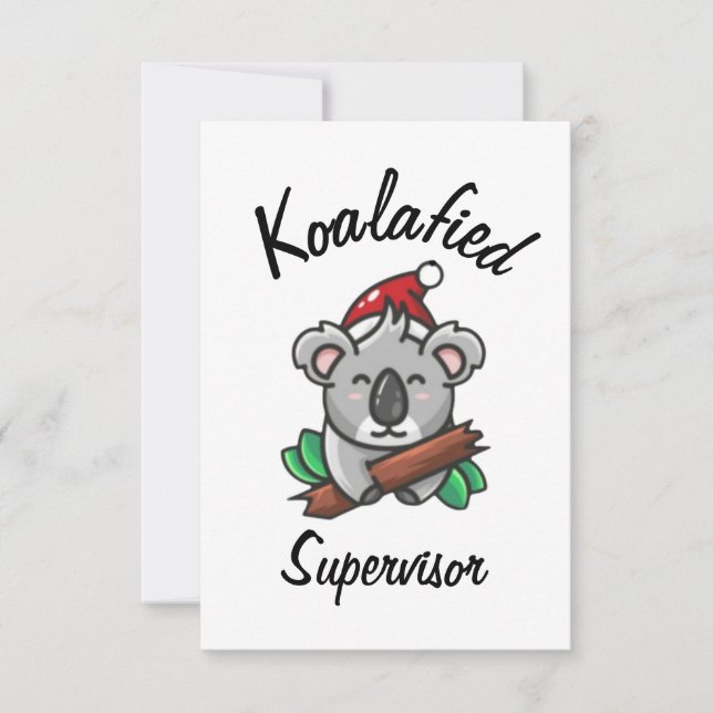 Tarjeta de supervisor koalificada (Anverso)