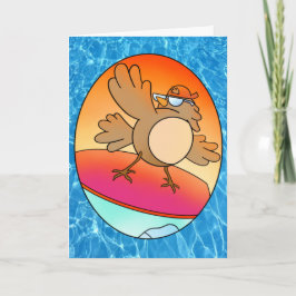 Tarjeta de surf Bird de Verano