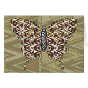 Tarjeta de Swallowtail del africano