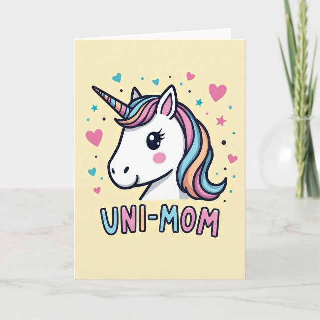 Tarjeta de Sweet Mythical Mom (Anverso)