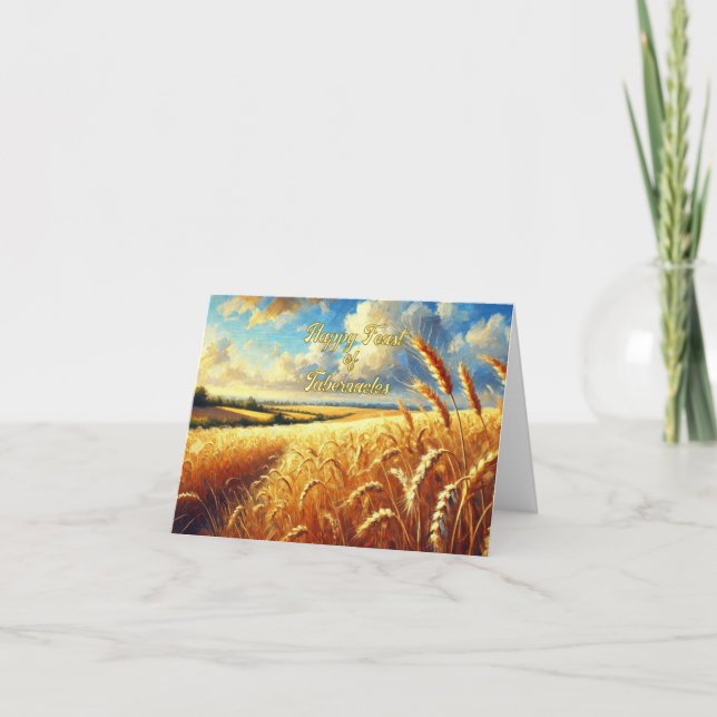 Tarjeta de tabernáculos para fiestas (Anverso)