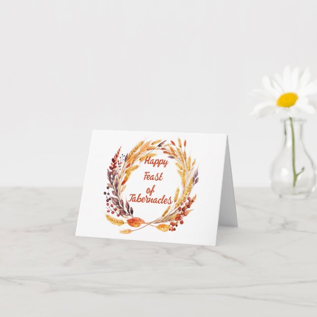 Tarjeta de tabernáculos para fiestas (Planta pequeña)