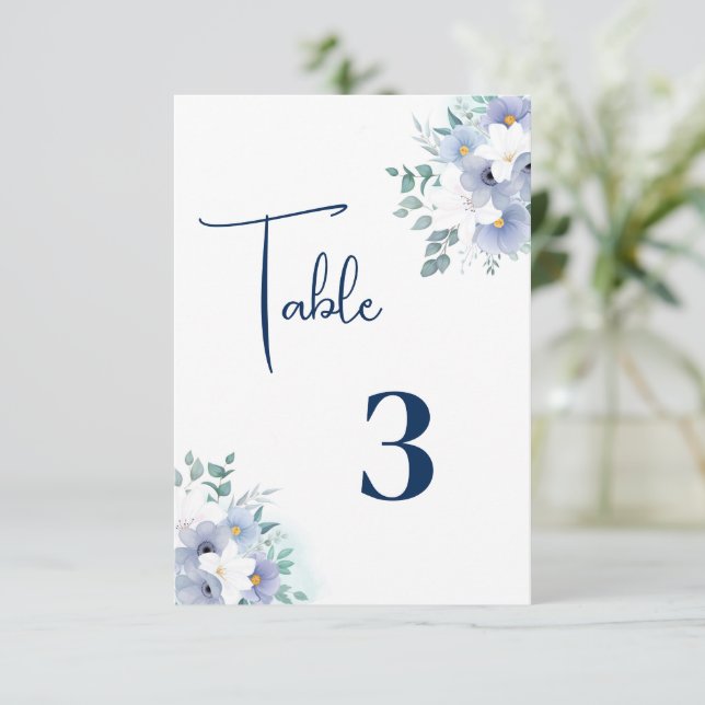 Tarjeta de tabla boda (Anverso de pie)