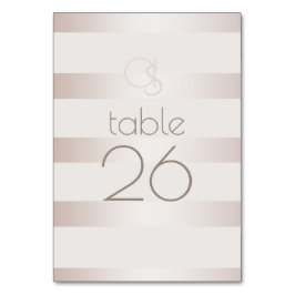 Tarjeta de tabla boda | Elegante Rubor Pearl