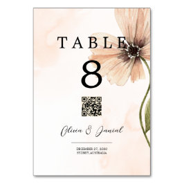 Tarjeta de tabla Boho Floral Rustic Fall Otoño Bod