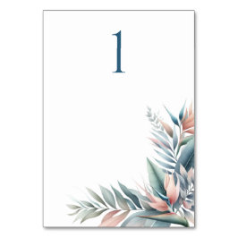 Tarjeta de tabla de Boda de sueño tropical acuátic