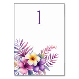 Tarjeta de tabla de Boda-romántico de la isla de a