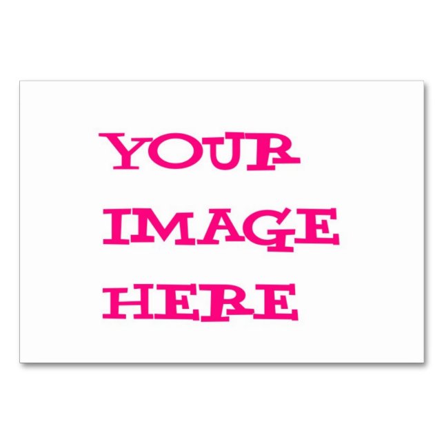 Tarjeta de tabla de diseño aquí (Anverso)