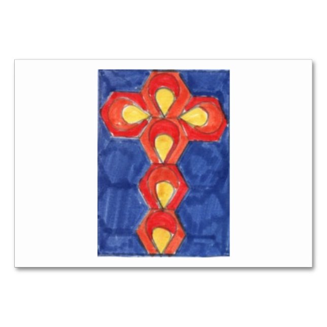 Tarjeta de tabla de fondo cruzado (Anverso)