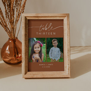Tarjeta de tabla de fotos de niños de SIENNA 5x7