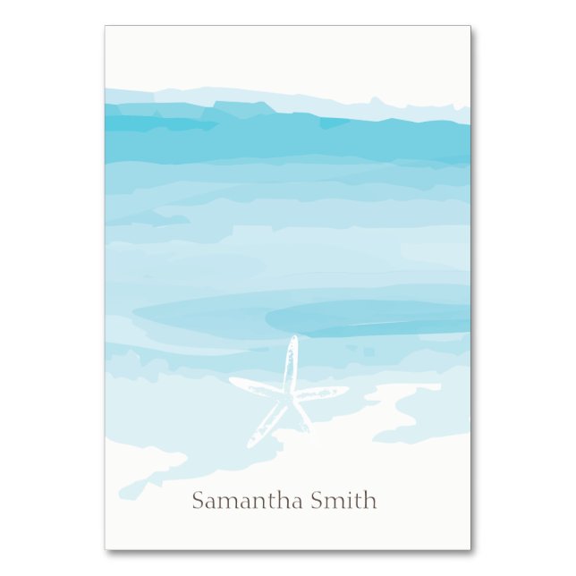 Tarjeta de tabla de nombres de iniciación de boda  (Anverso)