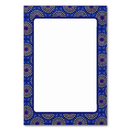 Tarjeta de tabla de patrones africana