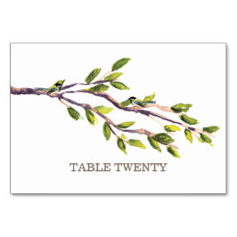 Tarjeta de tabla de ramas pinchadas