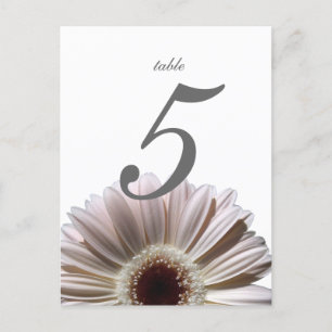Tarjeta de tabla Gerbera Daisy/ Boda