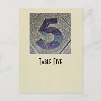 tarjeta de tabla número de foto 5