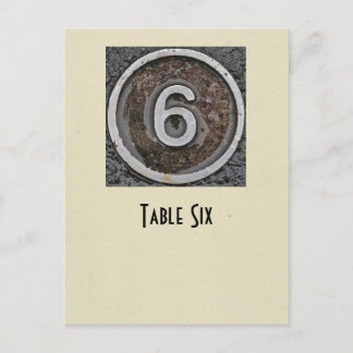 tarjeta de tabla número de foto 6