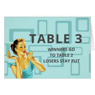 Tarjeta De Tabla Retro Bunco Para El Cuadro 3