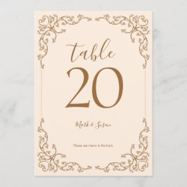 Tarjeta de tabla y menú de Boda de cuadros floreci