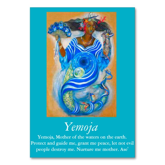 Tarjeta de tabla Yemoja (Anverso)