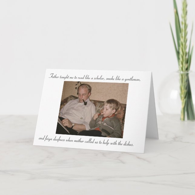 Tarjeta De tal palo tal astilla (Anverso)