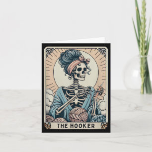 Tarjeta de Tarot de Amante de Ganchillo, Esqueleto
