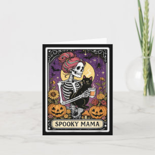 Tarjeta de Tarot de Mamá Espeluznante para Café de