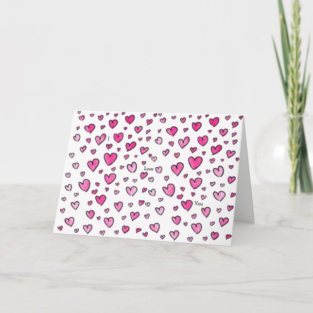 Tarjeta de Te Amo (Anverso)