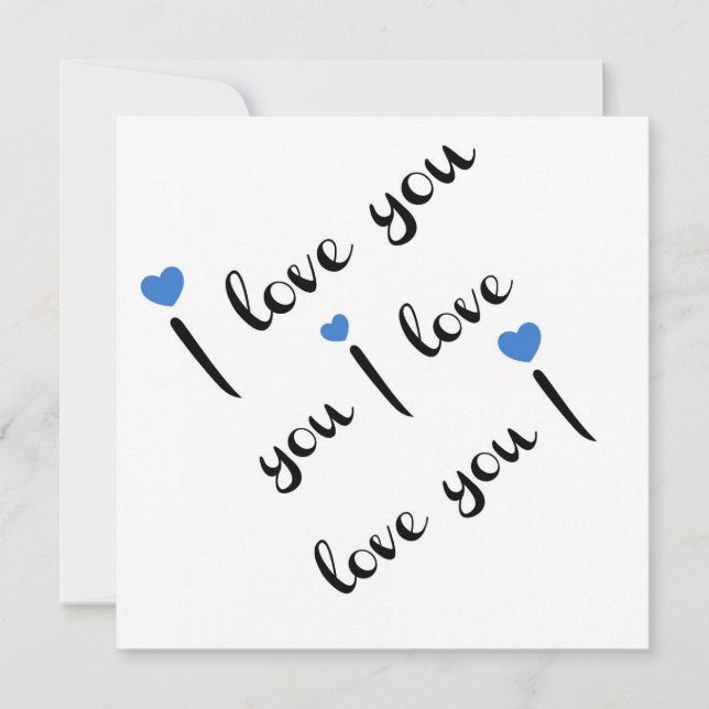Tarjeta de Te Amo (Anverso)