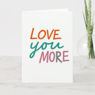 Tarjeta de Te Amo Más