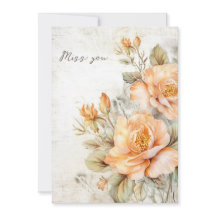 Tarjeta de te echo de menos