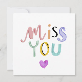 Tarjeta de Te Extraño Lindo, Tarjetas de Felicitac
