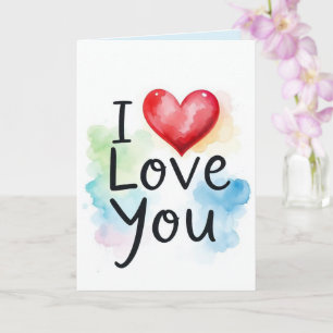 Tarjeta de Te Quiero