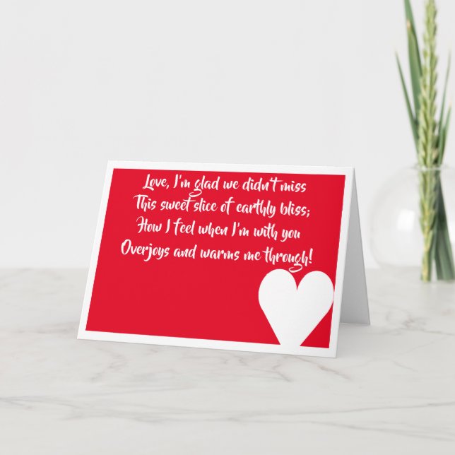 Tarjeta de te quiero (Anverso)