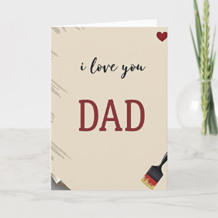 Tarjeta de 'Te quiero papá más que nunca'