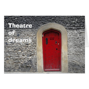 Tarjeta de teatro de sueños