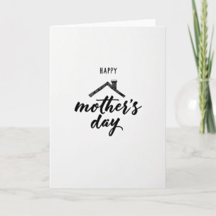 Tarjeta de techo del día de las madres amorosas