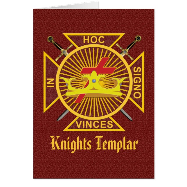 Tarjeta de Templar de los caballeros (Frente)