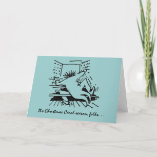 Tarjeta de temporada Carol Navidades