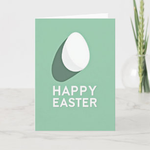 Tarjeta de temporada de primavera Oval Blanca