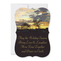 Tarjeta de Temporada de Vacaciones de Paz en la Ti